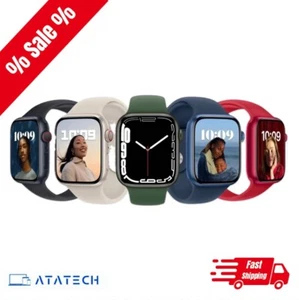 Apple Watch Series 7 GPS+Cellular 45mm Case with Sport Band OpenBox (VeryGood) - Picture 1 of 26