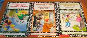 Horrible Harry Series Lot 3 Chapter Books PB Children's Suzy Kline New Holiday - Imagen 1 de 5