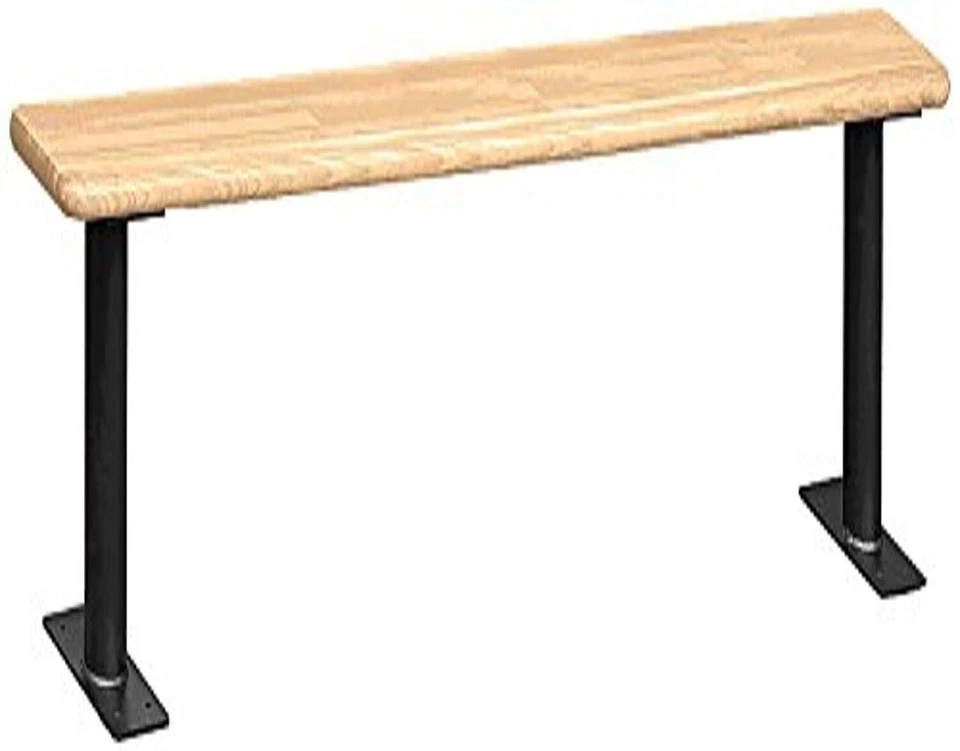 Bancos de madeira Salsbury 72 pol. acabamento leve - Imagem 1 de 2