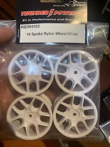 Thunder Power RC RIERH103 10 Spoke Nylon Wheels Tamiya/TRF/F104/TCS/Xray/CRC (4) - Picture 1 of 8