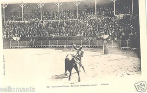 ANTIGUA POSTAL TOROS REVERTE ENTRANDO A MATAR TORERO BULL POSTCARD CC00167 - Bild 1 von 1