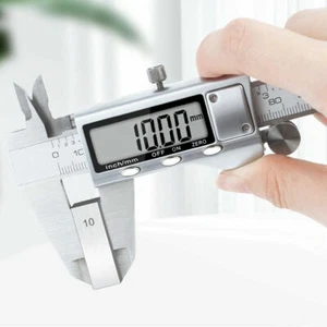 Pinza Vernier 150 mm Pinza digital de acero inoxidable Herramientas de medición de 6 pulgadas UE - Imagen 1 de 10