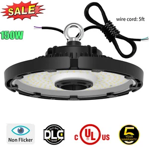 150W UFO LED High Bay Light Warehouse Industrial Commercial Lighting AC 100-277V - Picture 1 of 12