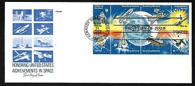 1919a 18c Se-tenant Space Achievement- Artmaster FDCB8 - Image 1 of 2