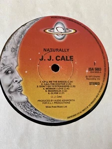 J.J. Cale - Naturally LP Album Vinyl Shelter Records 1971 *DISC ONLY* - Picture 1 of 5