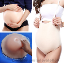 Silicone Jelly Belly & Bag Fake Pregnant Belly Artificial Baby Bump Belly