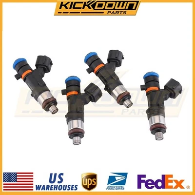 4PCS 0280158130 Fuel Injectors For 2007-2014 Nissan Sentra Rogue Altima 2.5L L4 - Image 1 of 4