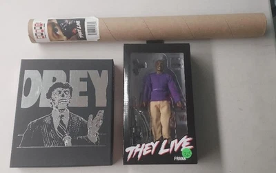 THEY LIVE Collector's Edition 4K/BLU-RAY/Neca Frank Figure/Poster/Pink 45 Vinyl - Image 1 of 4