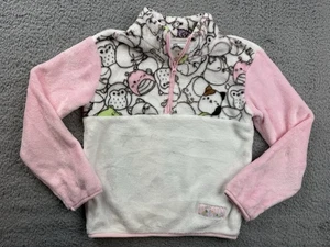 Squishmallows Girls Size Small 1/4 Zip Pullover Fleece Sweatshirt - Picture 1 of 5
