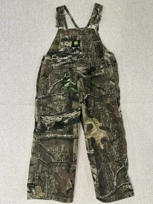 John Deere Mossy Oak камуфляж комбинезон нагрудники ребенка ясельного возраста размер 3T - Изображение 1 из 4