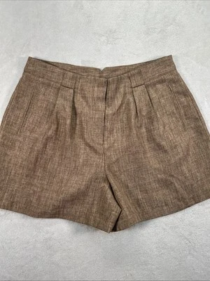 Pantalones Cortos Tuckernuck Para Mujer Safari Elegantes Texturizados Plisados Talla XL Tiro Alto Foto 1 de 4