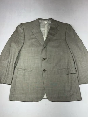Blazer Ermenegildo Zegna para Hombres 42R Marrón Espiga Su Misura Trofeo 100% Lana Foto 1 de 4