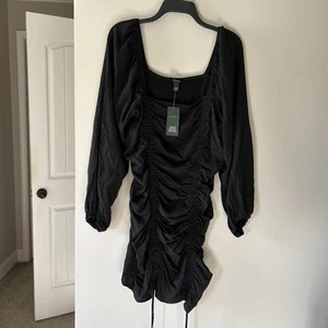 Neu mit Etikett Wild Fable schulterfreies schwarzes Minikleid Gr. XXL  - Bild 1 von 9