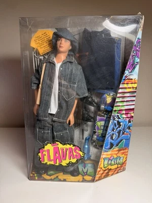 Vintage FLAVAS LIAM Doll & Accessories Skate Board etc 2003 Sealed Box - Image 1 of 4