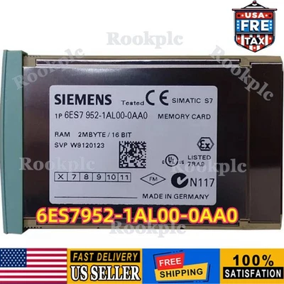 New Siemens 6ES7 952-1AL00-0AA0 6ES7952-1AL00-0AA0 SIMATIC S7 RAM Memory Card - Image 1 of 4