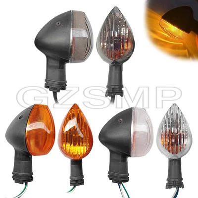 Front Rear 3 Wires Turn Signals Indicator Lights fit For Yamaha XJ6 WR 250R MT 0 — 第 1/4 张图片