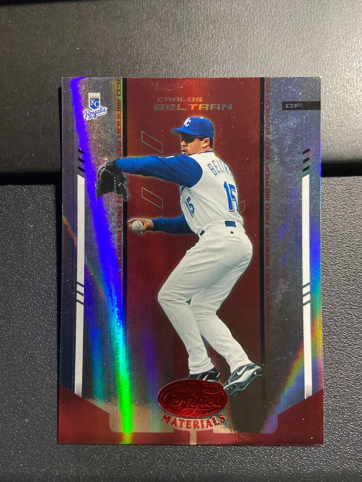 2004 Leaf Certified Materials Mirror Red #36 Carlos Beltran /100 Foto 1 de 1