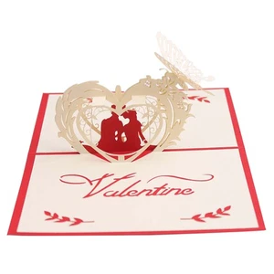 Valentinstag Grußkarte Valentinstag Herz hoch Greething Cards - Bild 1 von 12