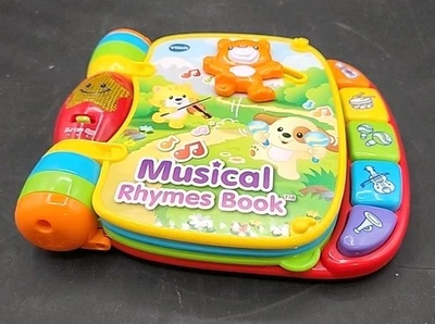 VTech Musical Rhymes Book Interactive Toy – Lights & Sounds – Works Great! - Image 1 of 3