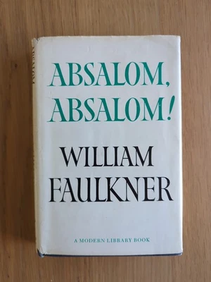 ABSALOM ABSALOM Hardcover William Faulkner Vintage 1964 Edition Modern Library  Foto 1 de 4