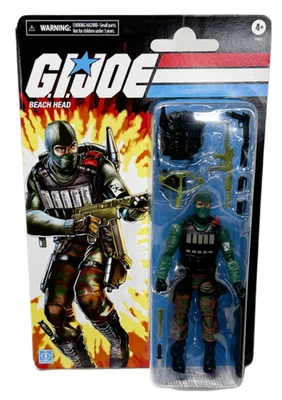 G.I. Boneco Joe — Beach Head 6" — Série retrô classificada — 2024 MOC - Imagem 1 de 2