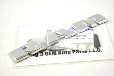 2008-2018 Dodge Ram 1500 2500 Door RAM chrome Nameplate Emblem new Mopar OEM - Image 1 of 2