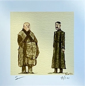 Scott C Game of Thrones Showdowns Varys vs Little Finger Print Poster Mondo - Bild 1 von 4