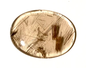 Rutilquarz Schmuckstein Mineral Heilstein 10g - Picture 1 of 3