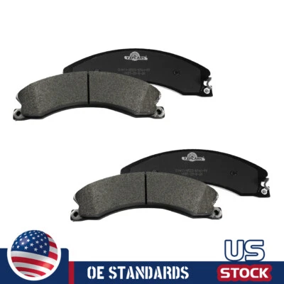 For Chevy Express GMC Sierra Savana 3500 NV2500 Front or Rear Ceramic Brake Pads - Image 1 of 4
