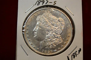 1897-S ESTADOS UNIDOS DÓLAR DE PLATA MORGAN, .77344 ONZAS DE PLATA, DÓLAR ANTIGUO - Imagen 1 de 2