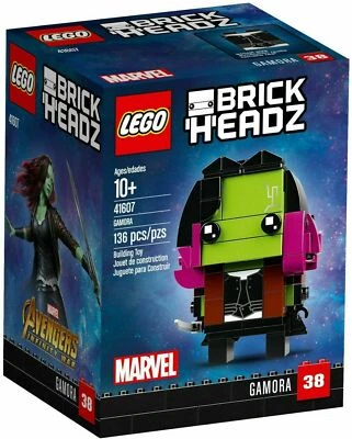 Nuevo LEGO BrickHeadz 2018 Gamora (41607) retirado caja dañada Foto 1 de 2