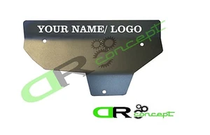 Exhaust Manifold Heat Shield Cover Mitsubishi Evolution 8 9 EVO YOUR NAME / LOGO - Picture 1 of 5