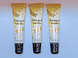 Bath & Body Works Lip Gloss Whipped Vanilla 0.47 Fl oz. Pack of 3 - Picture 1 of 2