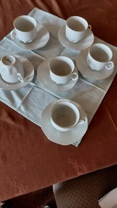 6 Espresso Tassen mit Unterteller - Bild 1 von 2