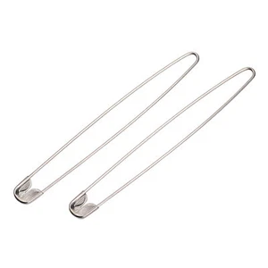Prym Malle Raffer Aguja de Seguridad XXL 2 Piezas 13,5x1,5cm Tejer Coser - Imagen 1 de 3