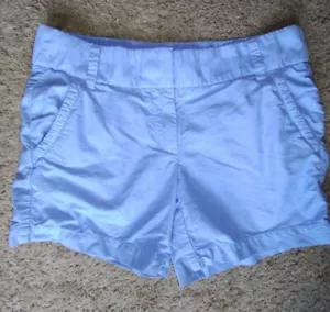 Pantaloncini corti donna blu chino J Crew taglia 0 tasche - Foto 1 di 4