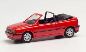 Herpa 021548-002 VW Golf III Cabrio rot 1:87 Spur H0 Standmodell Neu - Bild 1 von 1