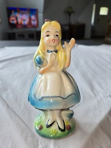 Vintage Disney 1960 Alice im Wunderland Keramik Figur 5" groß - Bild 1 von 6