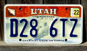 UTAH abgelaufenes Kennzeichen D28 6TZ (#UT00001) - Bild 1 von 1