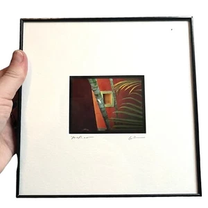 Photo Art Jim Nilsen Photography Framed Matted Mexico Signed Minimalist Colorful - Picture 1 of 8
