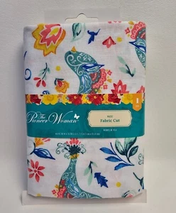 The Pioneer Woman Maize Floral Fabric Cut 1 Yard 44/45" W x 36" L - Picture 1 of 4