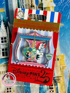 2025 Disney Parks Charming Carousels Voyage Of Little Mermaid Arielle Pin LE 2000 - Bild 1 von 1