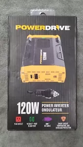 NEW Power Drive 120W Power Inverter Ondulateur PWD120 ~ AC/USB-C/USB port - Picture 1 of 1