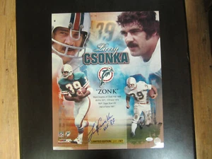 Larry Csonka Autograph Signed 16 X 20 Photo Miami Dolphins JSA HOF 87 - Picture 1 of 1