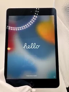 EXCELLENT CONDITION Apple iPad Mini 4 128GB 7.9in Space Gray MK9N2LL/A A1538 - Picture 1 of 11