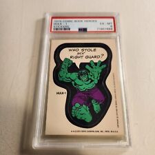 1975 Comic Book Heroes PSA 6 Hulk-1 Marvel
