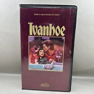 VHS  Ivanhoe Video Classic With Elizabeth Taylor MGM - Foto 1 di 4