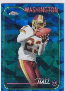 Topps Chrome 2024 NFL No. 195 DeAngelo Hall Sapphire Refractor - Bild 1 von 2