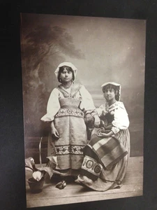 RIPRODUZIONE FOTO ALINARI COSTUMI DELLA CIOCIARIA 12X18 CM FINE '800 (1) - Imagen 1 de 1