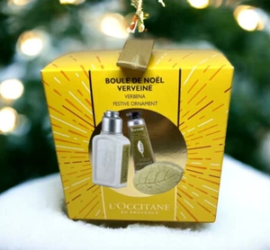 L'Occitane en Provence Verbena Festive Ball Ornament Gift Set 3pc  New HTF - Picture 1 of 20